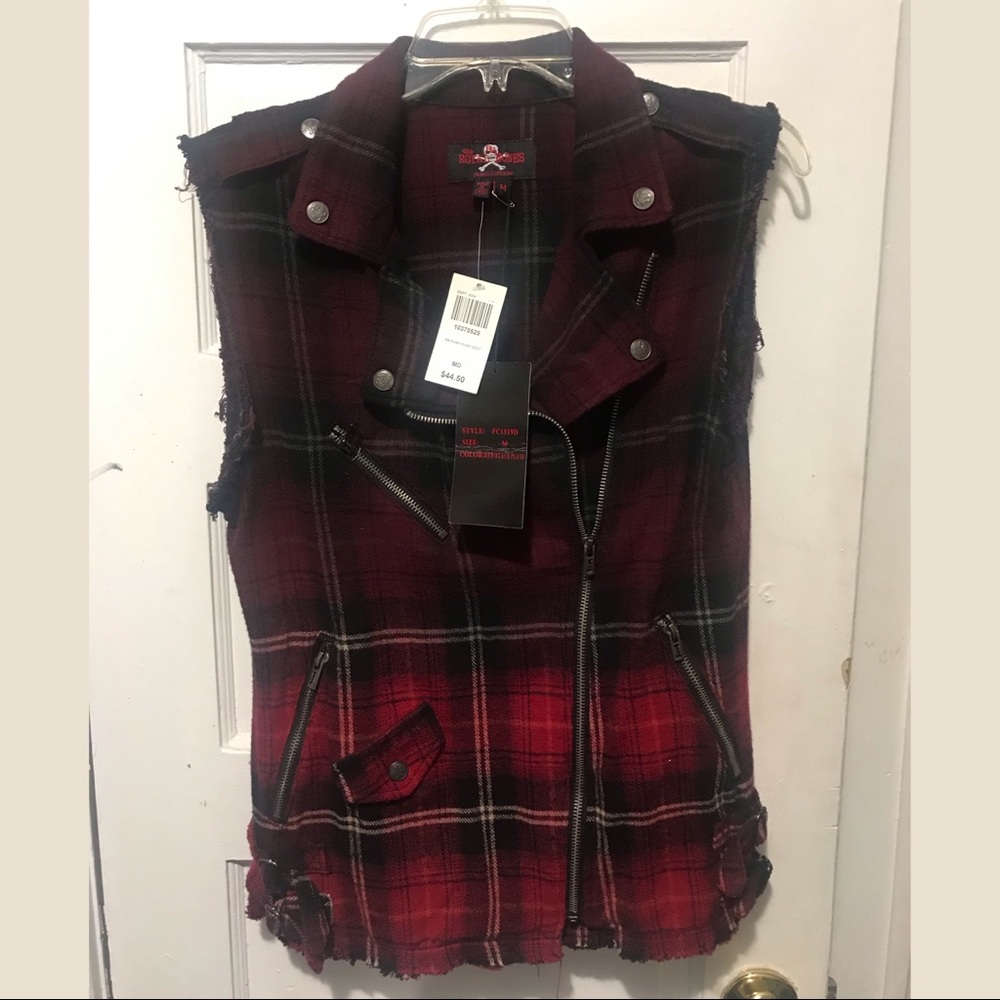 Red flannel vest